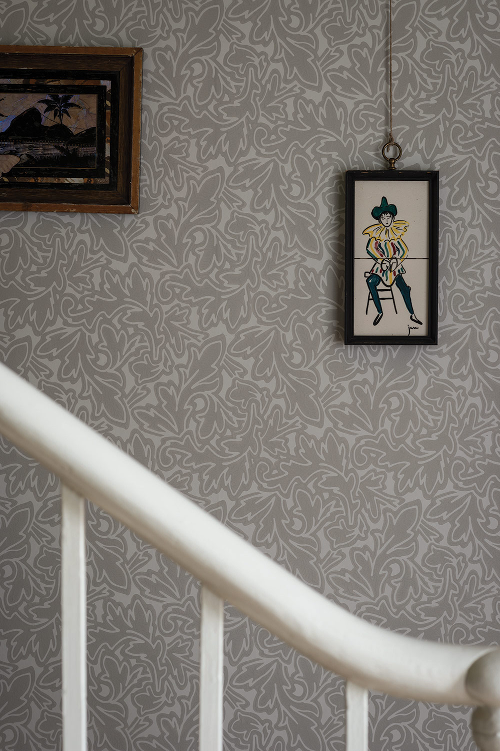 Обои Farrow & Ball Grace & Favour Feuille BP 4902 фото в интерьере